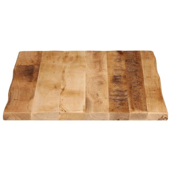 vidaXL Table Top Live Edge 70x60x3.8 cm Solid Wood Rough Mango