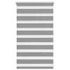 vidaXL Zebra blind 50.9x100 cm Fabric Width 46.7 cm grey