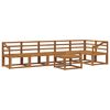 vidaXL Outdoor Sofa Set 7 pcs Natural Solid Acacia Wood
