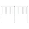 vidaXL Metal Replace Headboard White 150 cm
