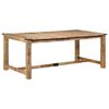 vidaXL Dining Table 200x100x75 cm Solid Wood Mango