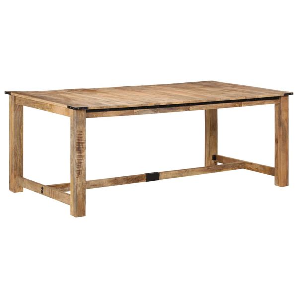 vidaXL Dining Table 200x100x75 cm Solid Wood Mango