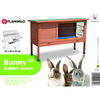 FLAMINGO Rabbit Hutch Bunny 90 91x45x70 cm Brown