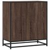 vidaXL Sideboard Brown Oak 68x35x76 cm Engineered Wood and Metal