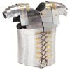vidaXL Roman Soldier Body Armour Replica LARP Silver Steel