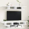 vidaXL TV Wall Units White Engineered Wood
