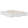 vidaXL Bed Frame with Drawer with Headboard Manual Engineered Wood