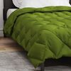 vidaXL Winter Duvet Green 220 x 140 cm Microfiber