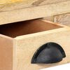 vidaXL Console Table 110x30x75 cm Solid Mango Wood