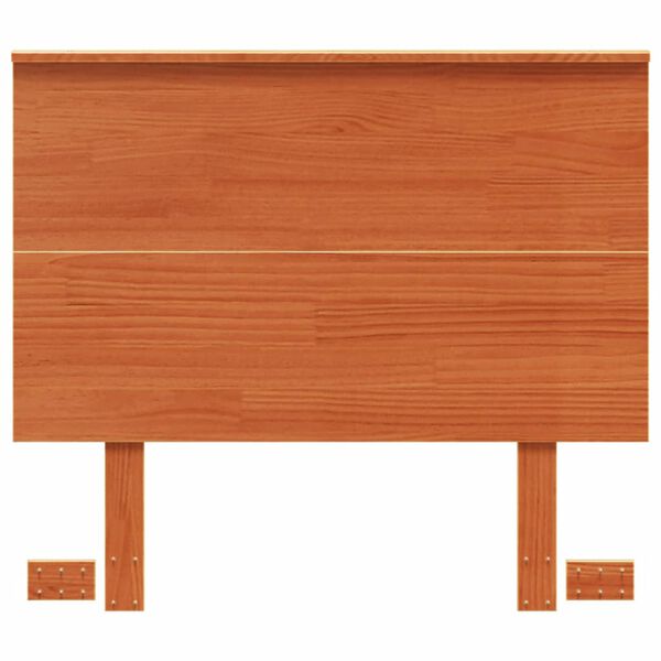 vidaXL Headboard Wax Brown 90 cm Solid Wood Pine