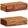 vidaXL Wall Shelves 2 pcs 30x17x8 cm Solid Wood Acacia