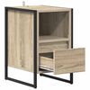 vidaXL Bedside Table Sonoma 39.5 x 30 x 50 cm Engineered Wood
