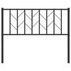 vidaXL Metal Headboard Black 107 cm