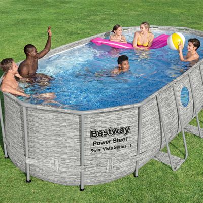 Bestway Power Steel Swim Vista Series Swimming Pool Set 549x274x122 cm