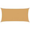 vidaXL Sunshade Sail 160 g/m&sup2; Rectangular Sand 3x6 m HDPE