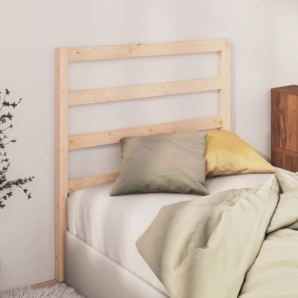 vidaXL Bed Headboard 96x4x100 cm Solid Wood Pine