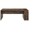 vidaXL Coffee Table Smoked Oak 95 x 50 x 34 cm Engineered Wood