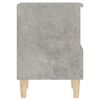 vidaXL Bedside Cabinets 2 pcs Concrete Grey 40x35x50 cm