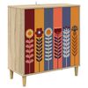 vidaXL Sideboard ESSEN Sonoma 69 x 33 x 75 cm Engineered Wood