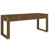 vidaXL Garden Bench Honey Brown 110x38x45 cm Solid Wood Pine