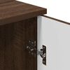 vidaXL Bathroom Cabinet Wall-mounted Brown Oak 30 x 31.5 x 61 cm
