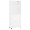 vidaXL Highboard White 69,5x34x180 cm Engineered Wood