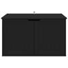 vidaXL Cat House Black 85 x 55 x 50.5 cm Engineered Wood
