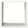 vidaXL Firewood Rack White 100x40x100 cm Steel
