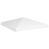 vidaXL Gazebo Top Cover 270 g/m&sup2; 3x3 m White
