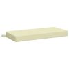 vidaXL Bench Cushion SOEST 100% Polyester Cream 60 x 40 x 8 cm