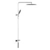 EISL Overhead Shower Set with Thermostatic Mixer GRANDE VITA Chrome-black