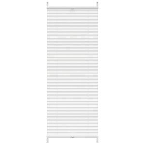 Plisse Blind 40x150cm White Pleated Blind