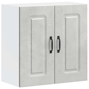 vidaXL Kitchen Wall Cabinet "Kalmar" Concrete Grey Engineered Wood