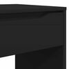 vidaXL Desk with Drawer Black 100 x 50 x 78 cm Engineered Wood