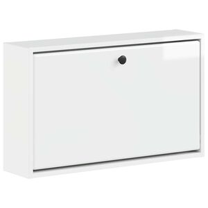 vidaXL Wall-Mounted Shoe Cabinet BREDA 71 x 17 x 43 cm Engineered Wood