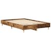 vidaXL Bed Frame No Mattress Old Wood 135x190 cm Double Engineered Wood