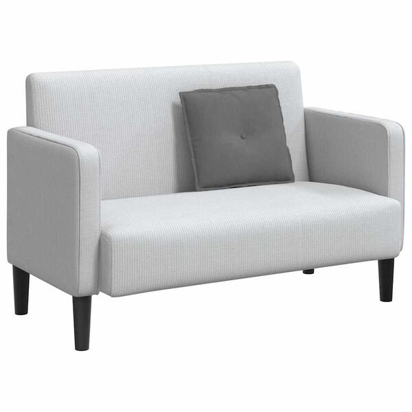 vidaXL Back Pillow Dark Grey 50 x 45 cm Microfibre Fabric