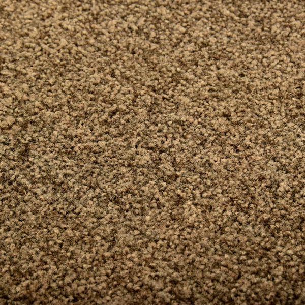 vidaXL Doormat Washable Brown 90x150 cm