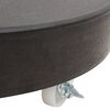 vidaXL Parasol Base Granite 30 kg Round Black