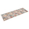 vidaXL Kitchen Carpet Washable Mosaic Colour 60x180 cm
