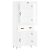 vidaXL Highboard White 69.5x34x180 cm Engineered Wood