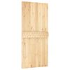 vidaXL Sliding Door with Hardware Set 95x210 cm Solid Wood Pine