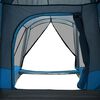 vidaXL Family Tent Tunnel 8-Person Blue Waterproof