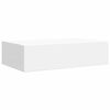 vidaXL Wall-mounted Drawer Shelf White 40x23.5x10 cm MDF