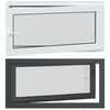 vidaXL Basement Window RISOR 120 x 60 cm PVC and Glass Anthracite
