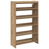 vidaXL Shoe Rack Artisan Oak 60x25x100 cm Engineered Wood