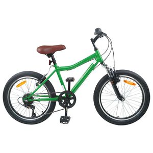 vidaXL Kids Bike 20'' 6-Speed for 6-11 Years Old Green