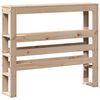 vidaXL Headboard with Shelves 100 cm Solid Wood Pine