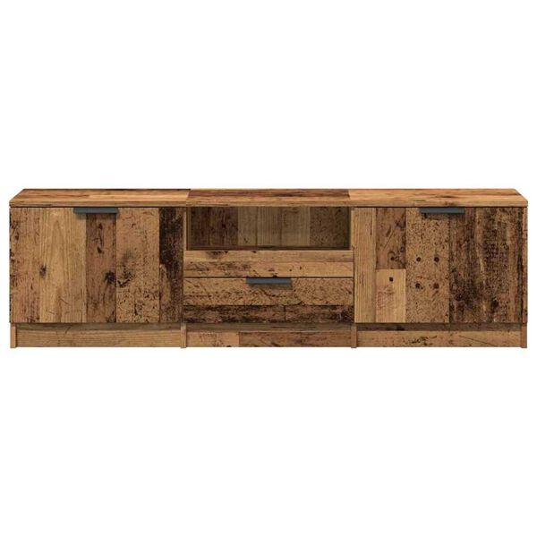vidaXL TV Cabinet Old Wood 140x35x40 cm Engineered Wood