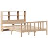 vidaXL Bookcase Bed without Mattress 120x200cm Solid Wood Pine